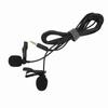 Black Double Head Lavalier Lapel Microphone No Driver Installation Required Lapel Collar Clip Mic
