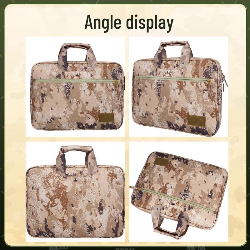 Yilan Water-Resistant Camouflage Laptop Briefcase
