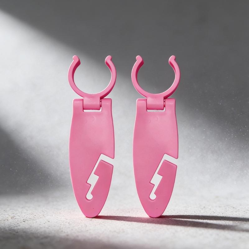2pcs Plastic Holder for Various Kayak Stand Up Paddle Board Clips Fixing Clamps Paddle Board Accessory Easy Installation