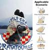Remy'S Parisian Culinary Adventure Flannel Blanket Super Soft Warm Cozy Blanket For Sofa Bed Office Travel Allseason Home Decor Gift