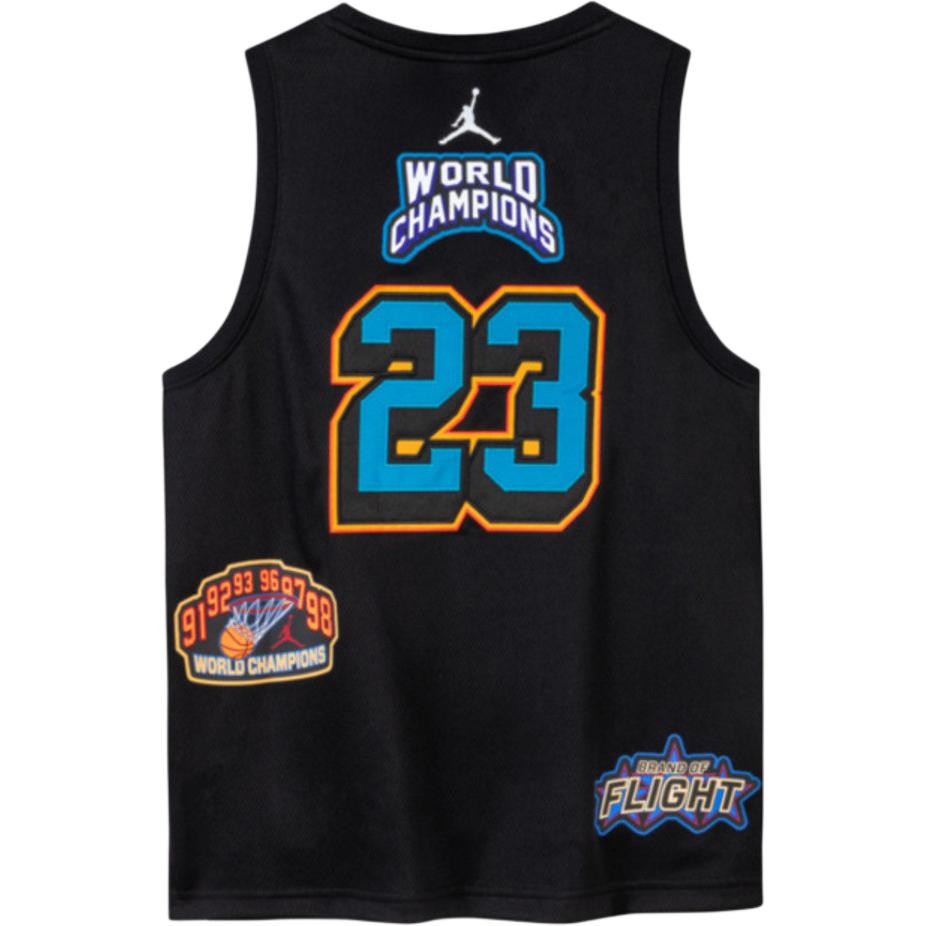New Jordan Tank Top Jet Black Teenagers JD2332007GS-001