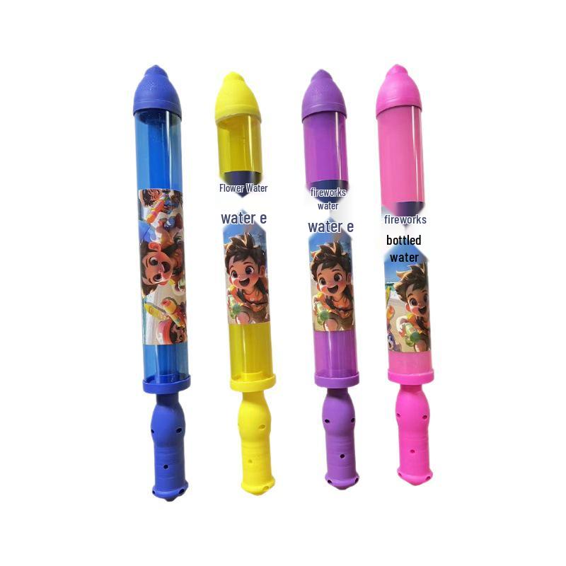 Fireworks Water Gun Toy: Large-Capacity Sprayer for Kids, Adults - Perfect for Beach Fun & Drifting Photos