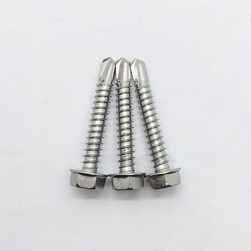 M4.2/M4.8/M6.3 410 Stainless Steel Hex Head Drill-Point Self-Tapping Screws