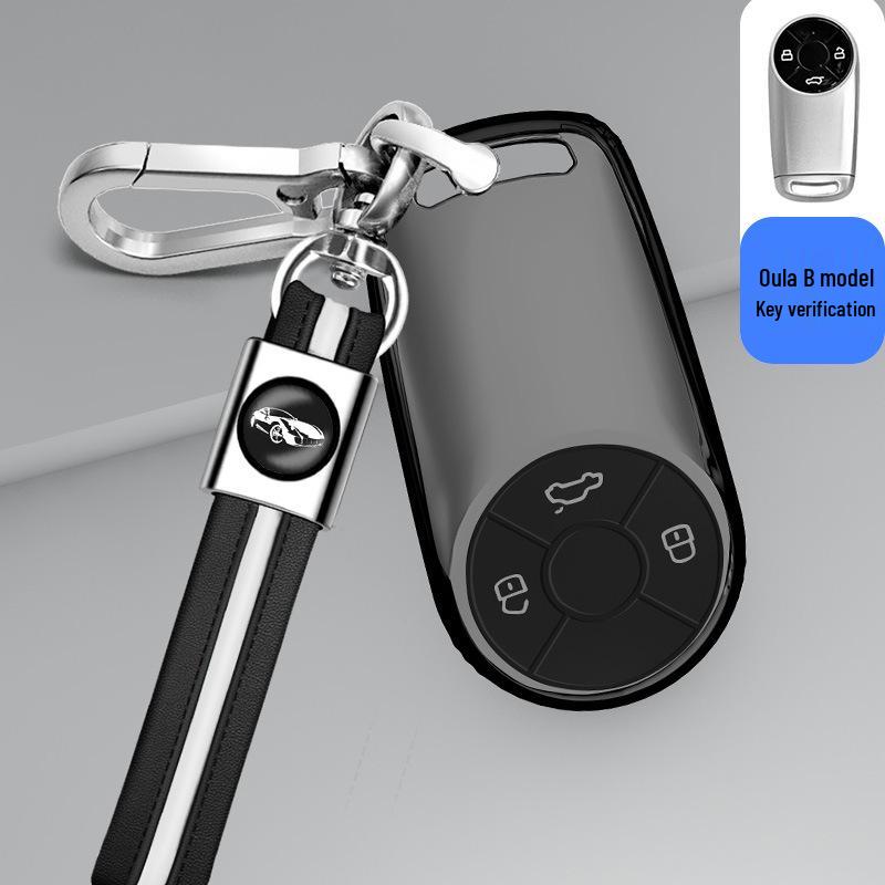 Transparent Key Case for ORA Good Cat, Ballet Cat, Black Cat, White Cat, Wild Cat, and Great Wall Cars