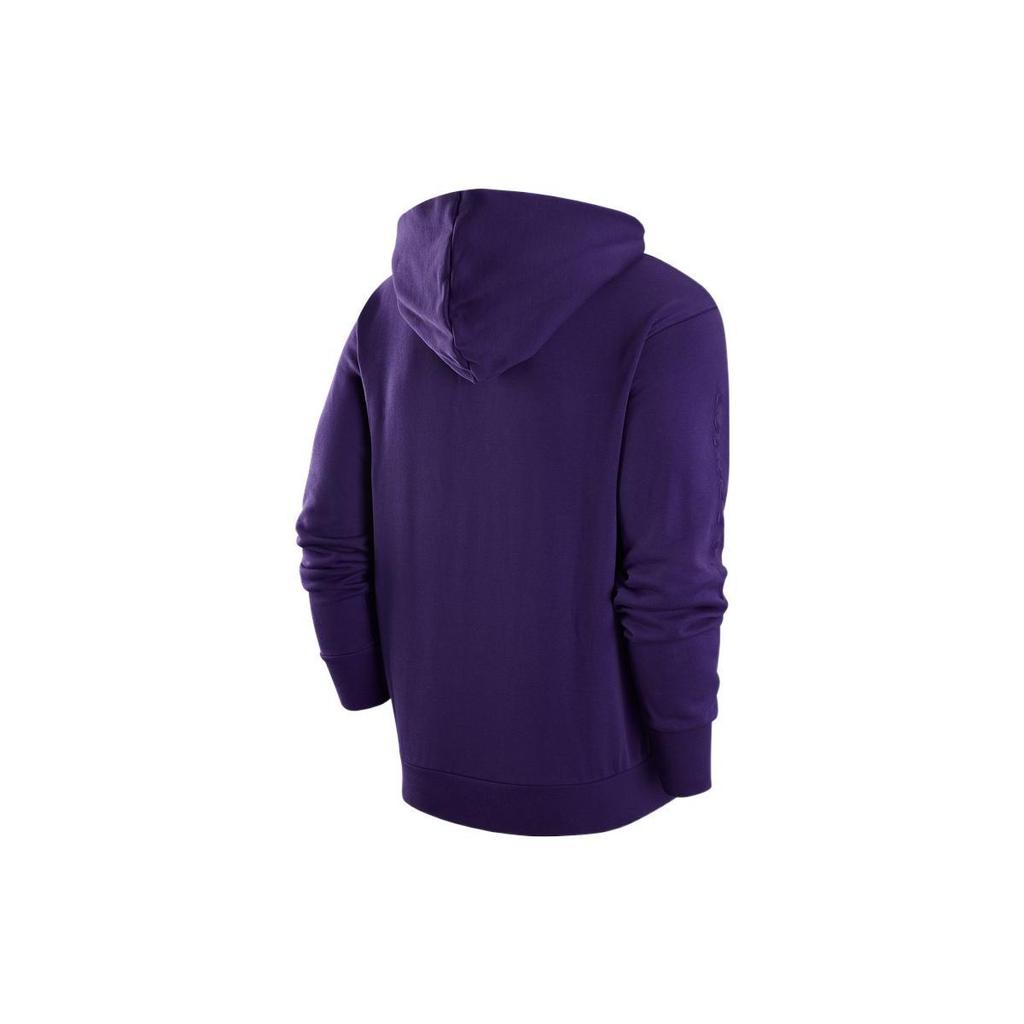 Jordan Felpe NBA Lakers Uomo Viola con Cappuccio Moderata Regolare DR2422-504