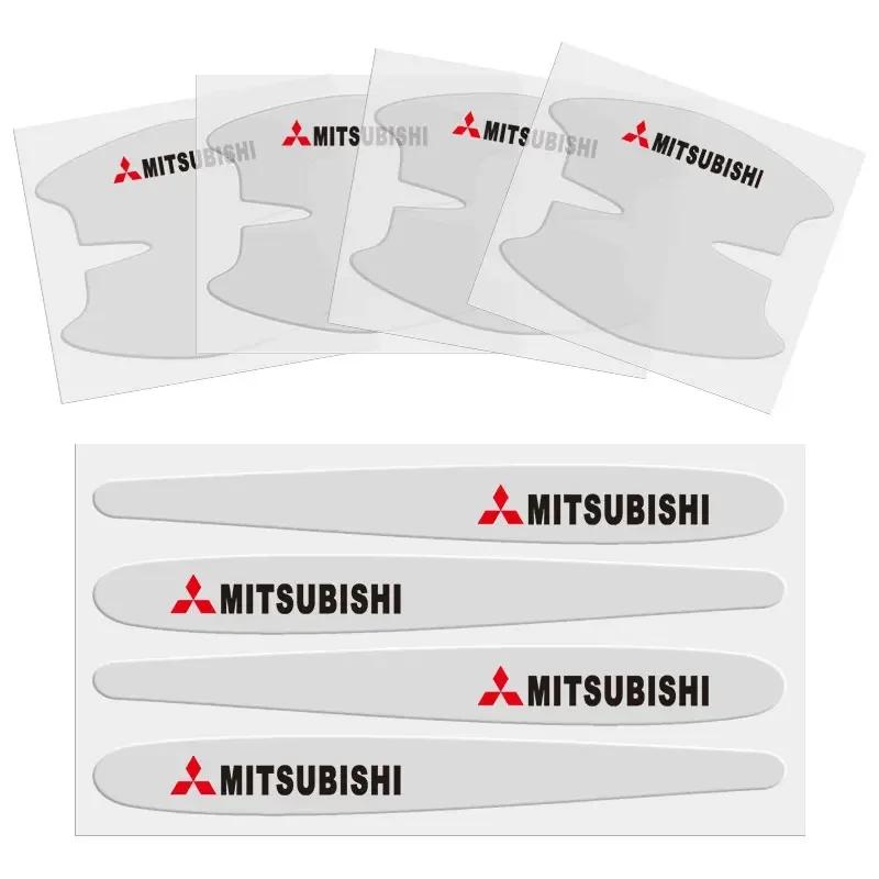 

Anti-dirty Transparent Car Door Bowl Sticker for Mitsubishi Lancer L200 Pajero Sport Attrage Xpander Mirage Eclipse Cross Decal