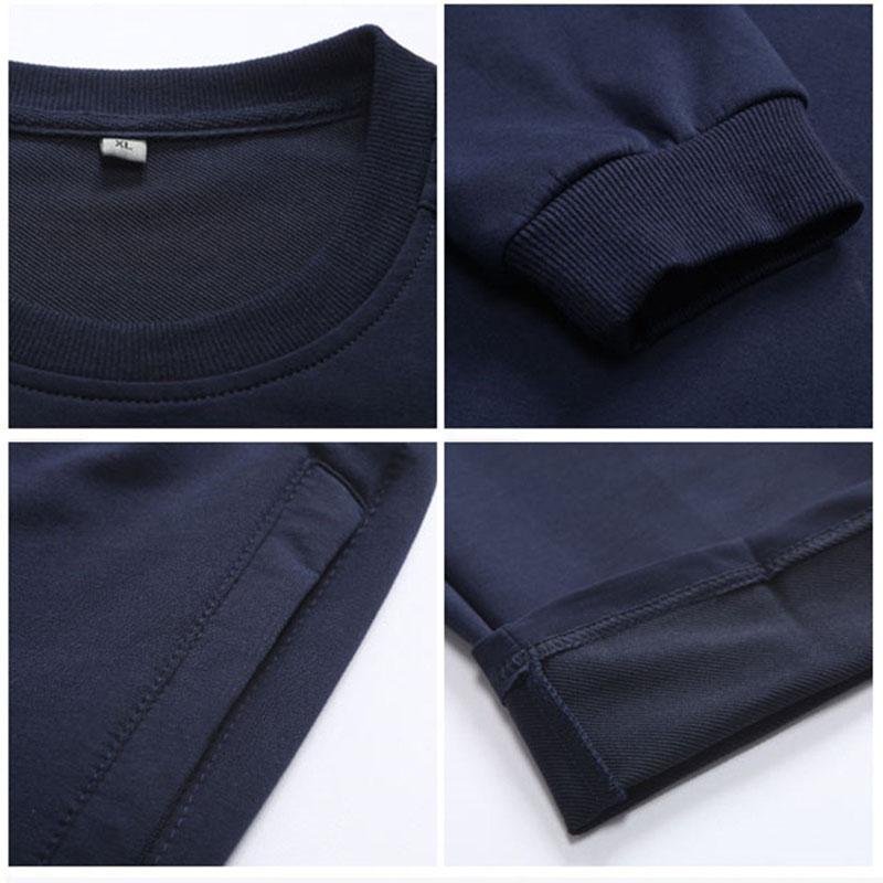 IELGY Men's Clothes Sweater Loose All-match Stylish Simple Plus Size Casual Sports Round Neck