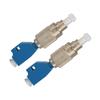 2 Pcs Fiber Adapter High Accuracy FC Male to LC Female Hybrid Optical Fiber Convertor Compatible with Visual Fault
