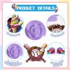 60Pcs Ice Cream Drip Baseball Hanging Swirls Sport Themed Birthday Party Decorations Baseball Ice Cream Theme Ceiling Streamers Hanging Decorations