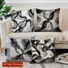 2D Abstract Wave Pattern Digital Print Pillow Covers Pattern Cushion Cover Suitable For Sofa Bedroom Car Pillow Cover