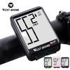 WEST BIKING Wireless Bicycle Computer Backlight Waterproof Odometer 4 Colors Cycling Stopwatch MTB Road Bike Digital Speedometer