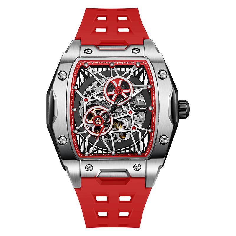 Mens Skeleton Mechanical Automatic Watch Top Brand Luxury Luminous Waterproof Men Watch Gift