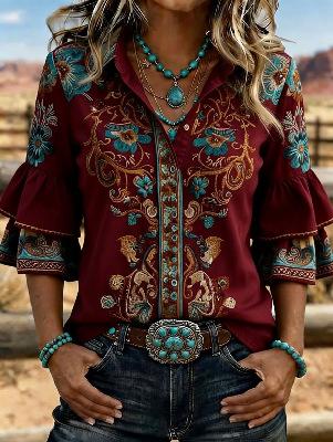 Dubbele manchet POLO kraag dames top Europese en Amerikaanse nieuwe mode casual kleding temperament forensische casual