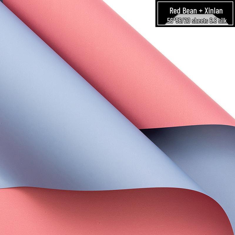 Tweekleurig Bloemenboeket Inpakpapier voor Verse Bloemen - Oya Papier