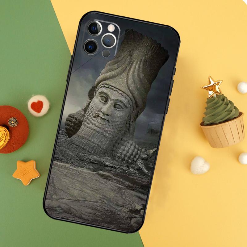 Lamassu Assyrian Mesopotamian Phone Case For iPhone 17 17Air 16 15 14 13 11 12 Pro Max 12 13 Mini 16E Shockproof Cover
