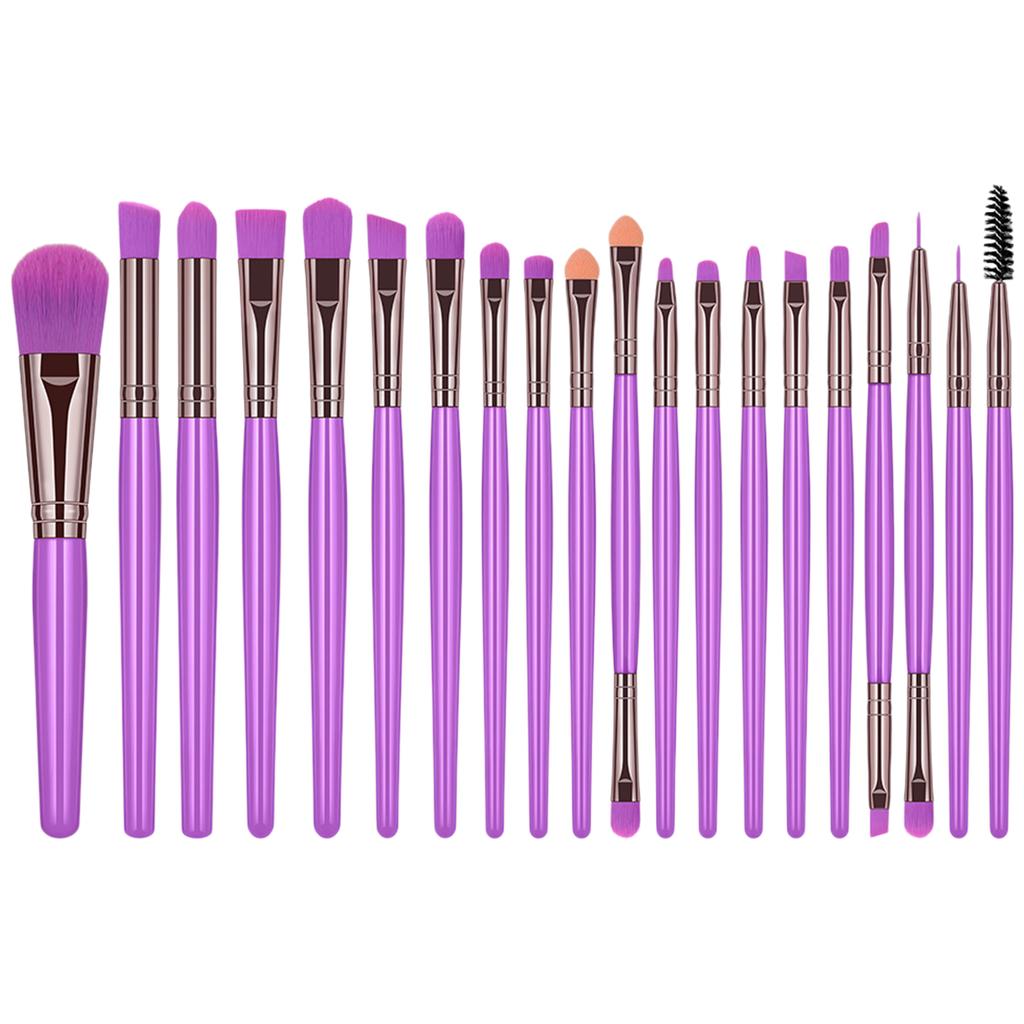 20pcs Makeup Brush Set Travel friendly Cheek Blending Face Powder Brushes Suitable for Various Makeup Looks