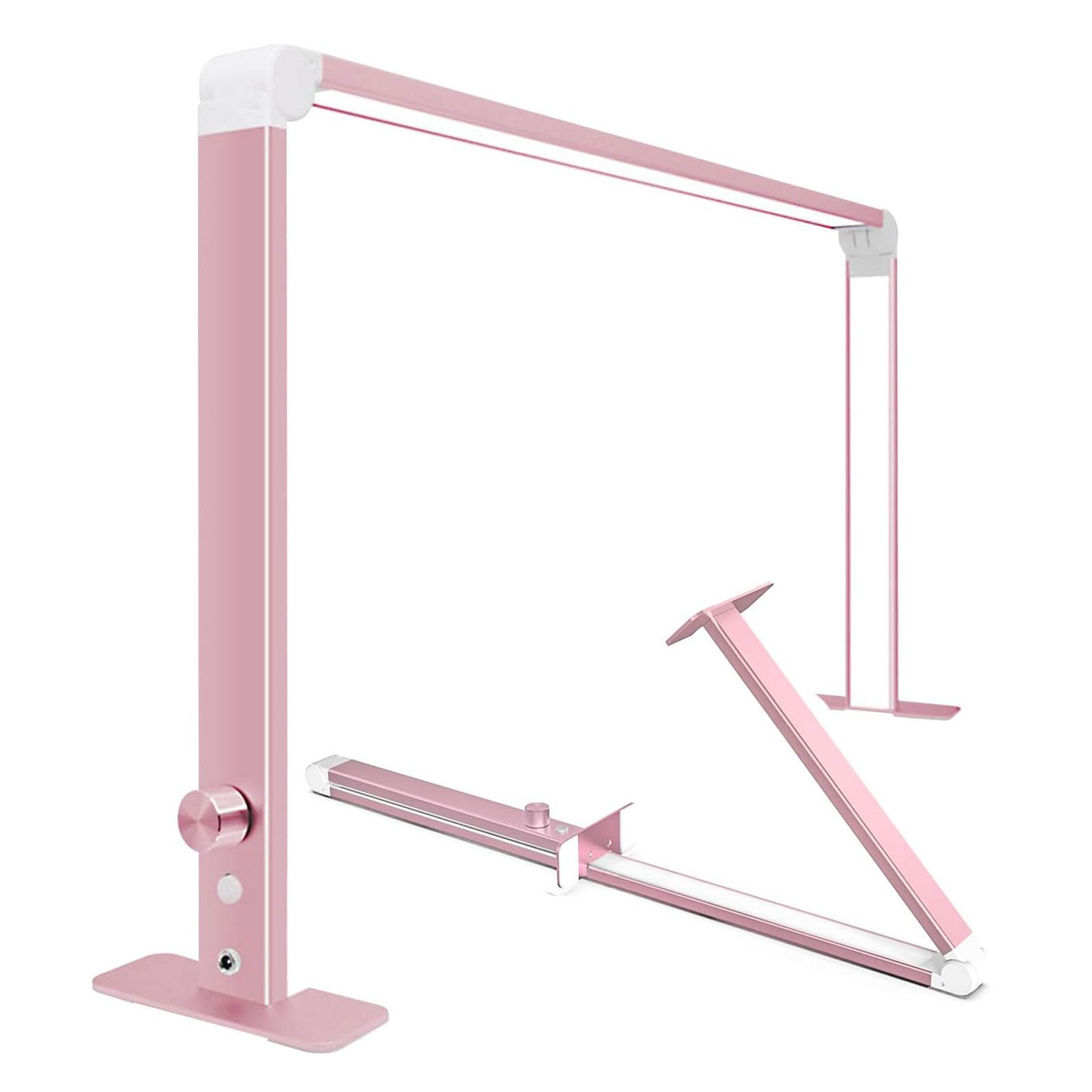 

Портативная складная лампа для ногтей, регулируемая температура трех цветов, светодиодная лампа для ресниц, технологическое освещение для косметолога, лампа для лица us розового золота