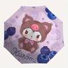 1pc Blueberry Kuromi Automatic Opening and Closing Umbrella - Small Umbrella Suitable for Various Occasions, Portable 3-Fold Small Umbrella for Men an
