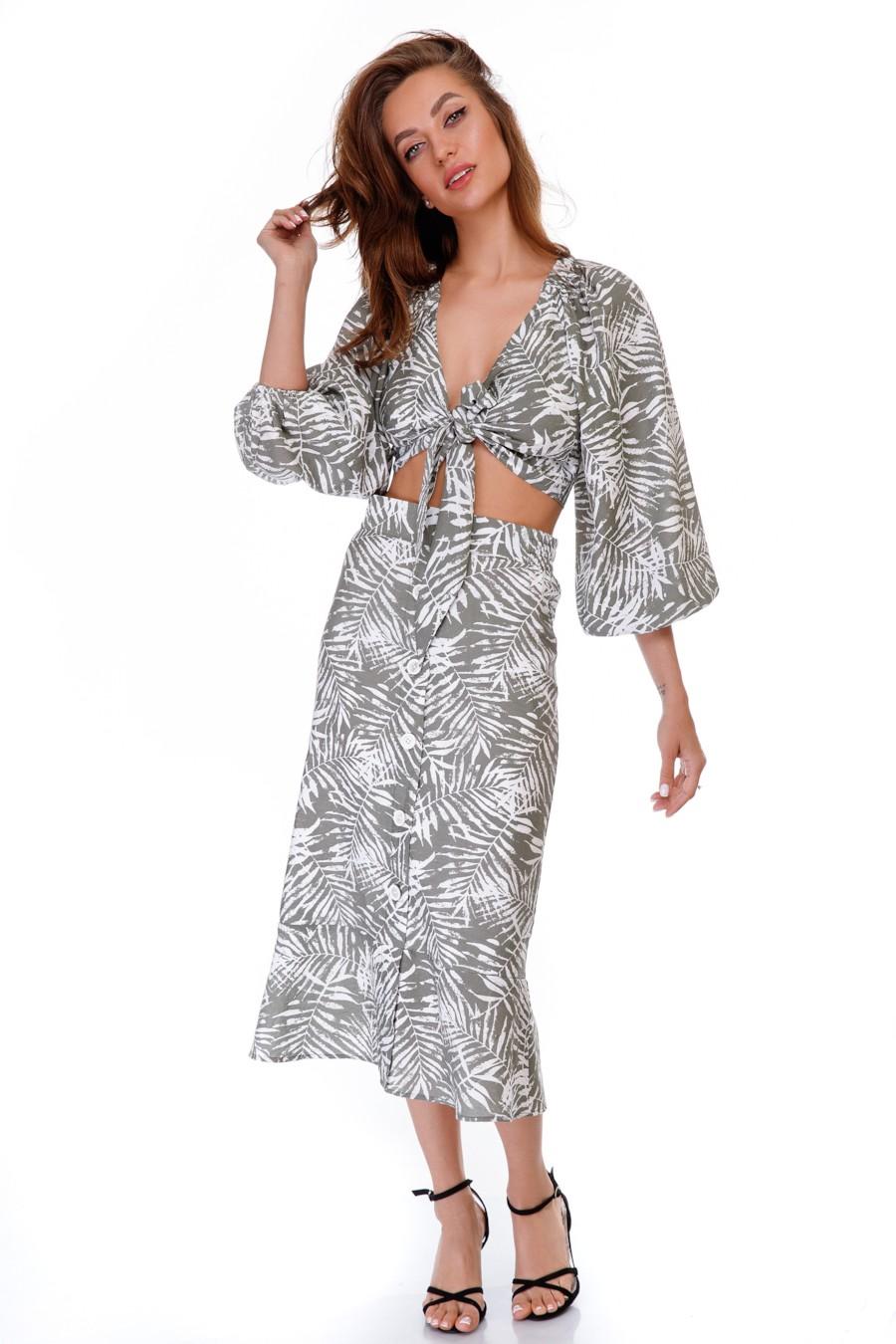 

комплект: болеро та спідниця German Volf (71105) 46(L) зелений