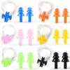 W32 Swimming Earplug Nose Clip Set Three-layer Silicone Waterproof For Surfing Diving Swimming