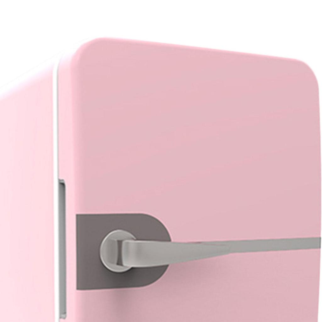 4L Mini Fridge Beverage Refrigerator Adjustable Temperature Valentines Day Gifts