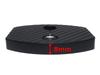 Negues Compatible Toyota Door Striker Carbon Black Cover/Stopper Cover, [No Logo]
