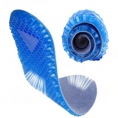 1 paio di solette per cuscinetti da ginnastica in gel di silicone, solette sportive massaggianti, morbide e comode, inserti per scarpe