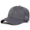 Unisex American Flag Embroidery Baseball Caps Adjustable Casual Hats Spring and Autumn Outdoor Sunscreen Hat