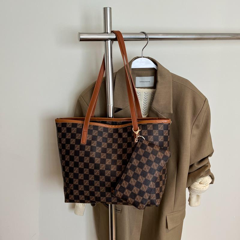 Printing Texture Small Hanging Bag Large Capacity Korean Version Of Casual Commuting Fashion Shoulder Handheld Tote Bag