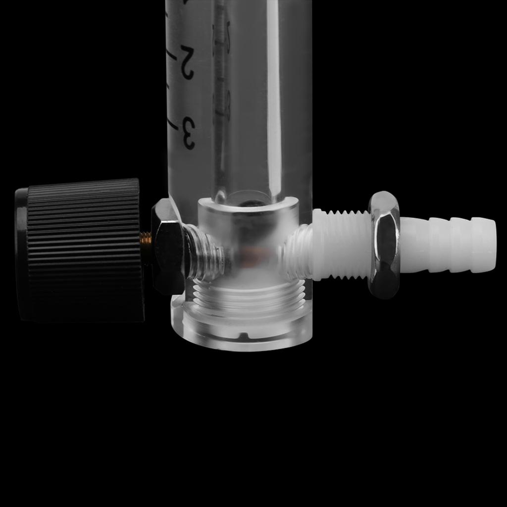 LZQ-2 Flowmeter 0-3LPM Flow Meter with Control Valve for Oxygen/Air/Gas
