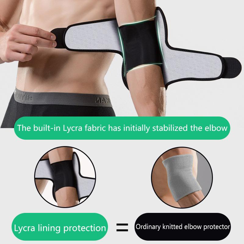 1Pc Sports Elbow Support Bandage Breathable Elbow Pads Basketball Volleyball Gym Adjustable Sports Safety Arm Sleeve Pads