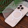 Transparente Magnetische Kartenhalter Geldbörsen Hüllen für IPhone Samsung Xiaomi für Magsafe Klare Magnet Abdeckung Halter Karten Hülle