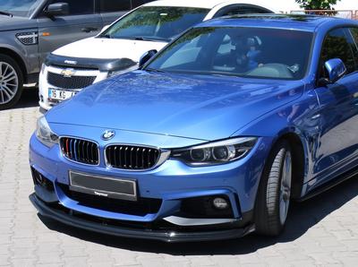 Front Bumper Cover LIP for M-Performance (black) for BMW 4 Series F-32 2012-2020
