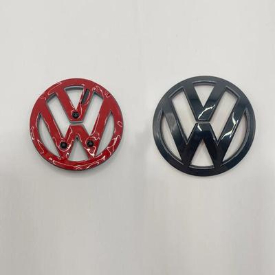 Para VW Volkswagen Jetta MK5 Golf Para Volkswagen Scirocco 2008-2014 ou Scirocco 2015-2017 Emblema do logotipo da grade frontal de 110mm + R de 90mm