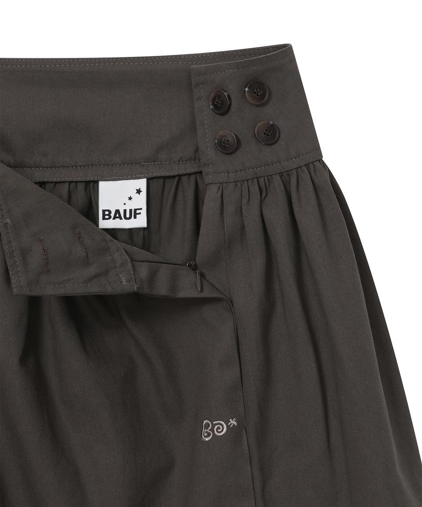 Baup Belted Midi Skirt [Brown]
