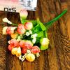 Display Stand Stars Bract Convenient Floral Decor Muti Colors Artificial Flowers Rose