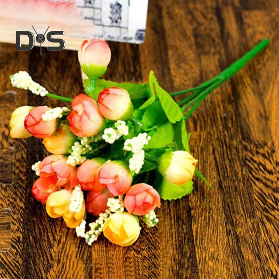 Display Stand Stars Bract Convenient Floral Decor Muti Colors Artificial Flowers Rose
