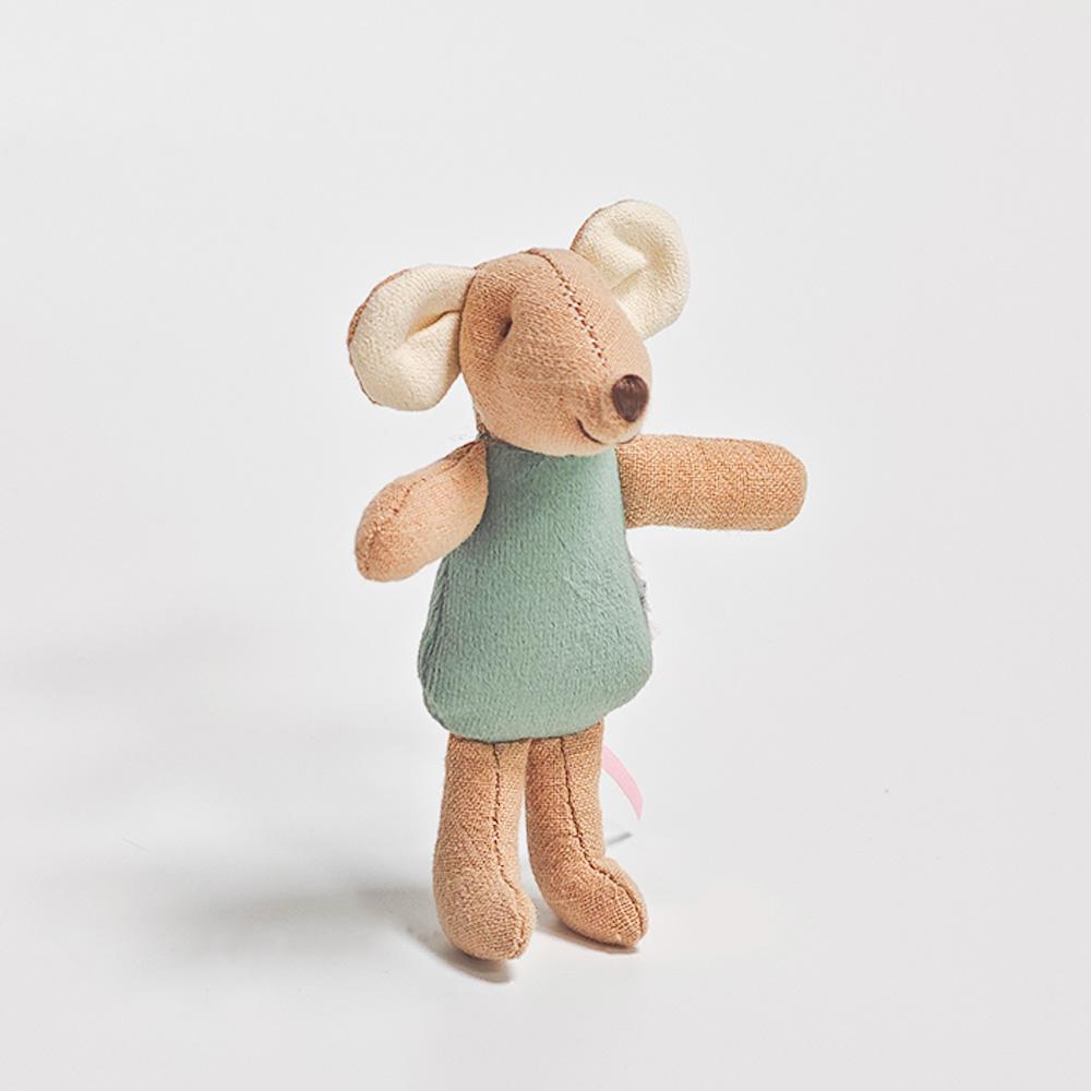 S Weiche Plüsch-Maus-Puppe Spielzeug für Kinder - Feiertags-Geburtstagsgeschenk Zimmerdekoration Rollenspiel Kuscheltier