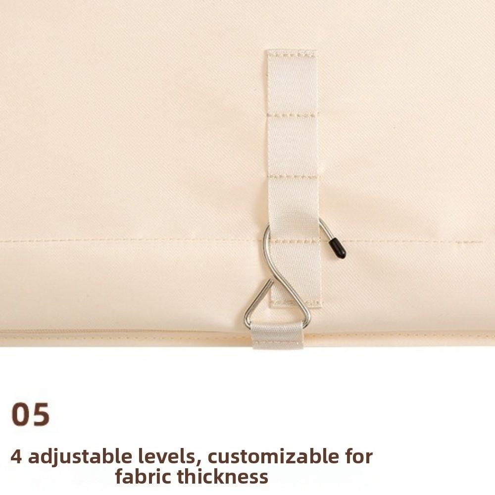 Mesh Pockets Hanging Storage Bag Twill Fabric Wardrobe Organizer Wardrobe Storage