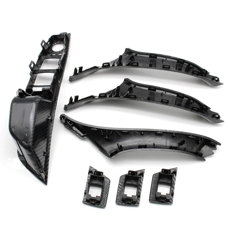 F10 F11 F18 7pcs Set LHD Interior Armrest Door Handle Panel Ide Trim Cover For BMW 5 Series 520i 523i 525i 528i 535i