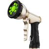 RAINPOINT Gartenschlauchdüse, 9 Sprühmodi, Schlauchsprühdüse, Robuste Metall-Schlauchdüse, Verstellbarer Handheld-Sprüher, Zum Bewässern von Pflanzen Und