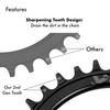 Deckas Tandhjul Rundt 110BCD til Force Red Rival S350 S900 36 38 40 42 Tænder Landevejscykel til Sram Cx Gravel Quarq 5 Arme 110 Bcd