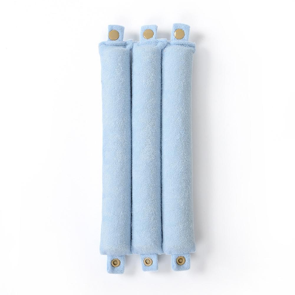 3pcs/set Heatless Curling Rod Headband Lazy Hair Curlers No Heat Hair Rollers Curls Soft Towel Cloth Button Hair Styling Tools