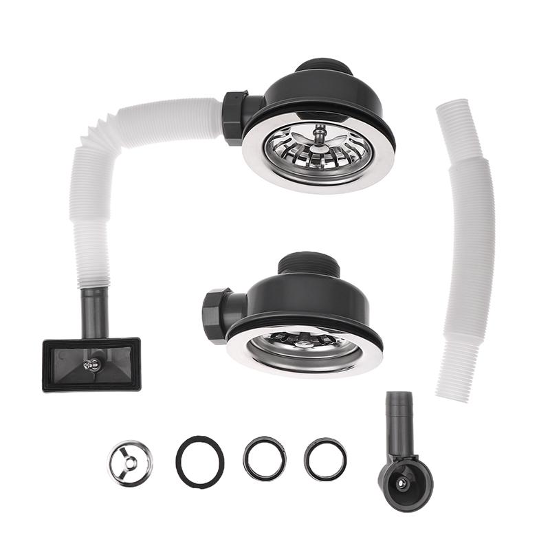 Stainless Steel Kitchen Sink Drain Assembly by Talea; Rustproof Sink Strainer Accessories for Kitchen Cabinet