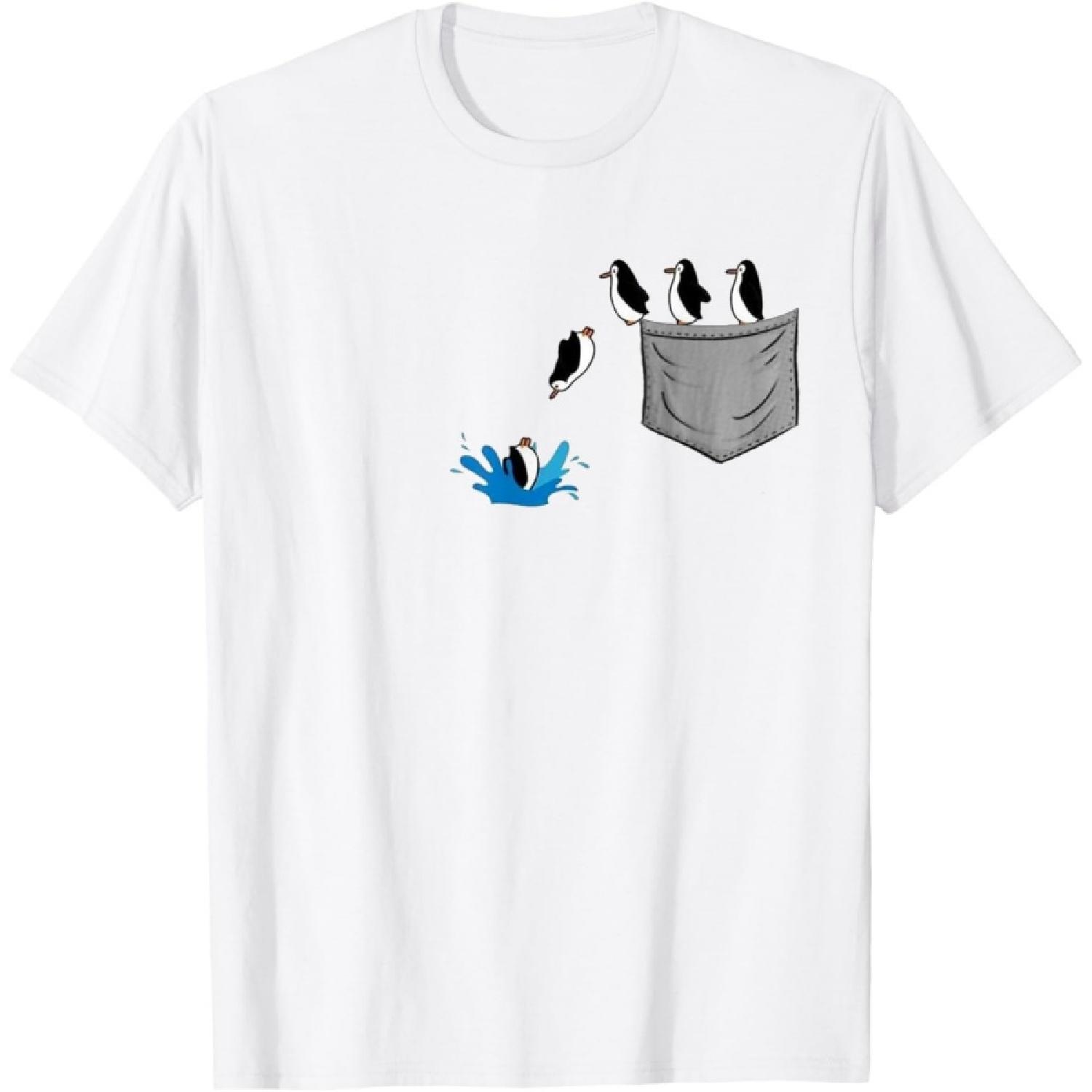Love penguin Women Shirt penguin Lovers for kids and girls T-Shirt S