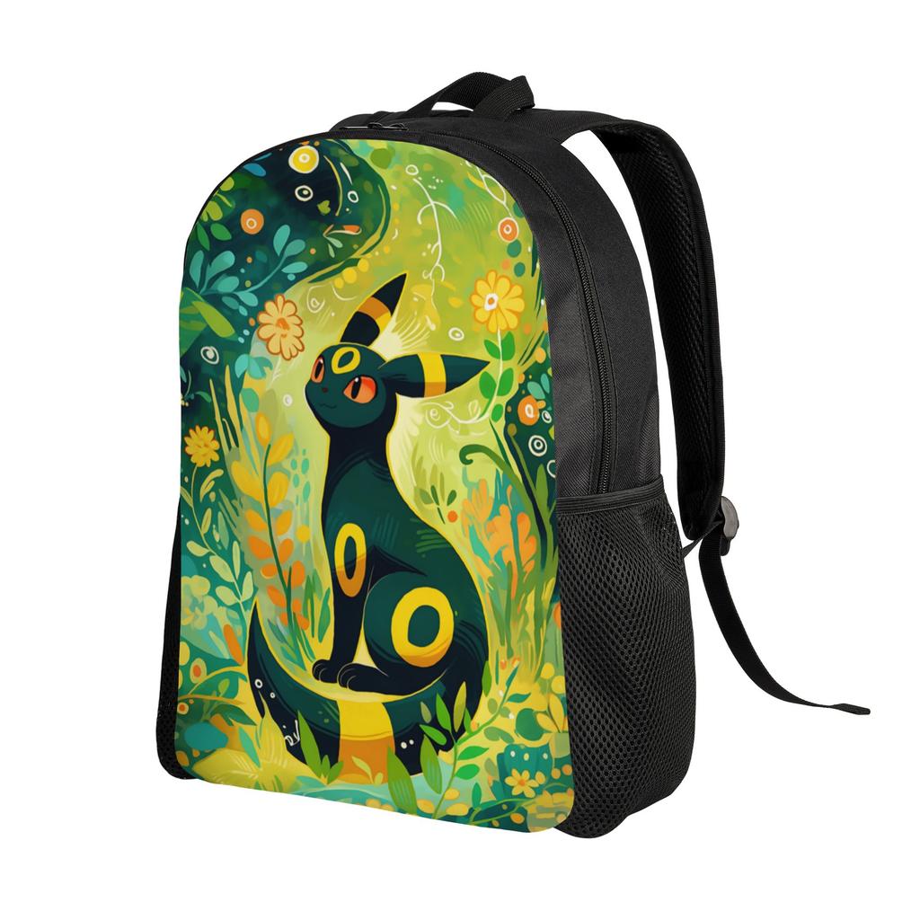 Fashion Backpacks Pokemon Backpack Daypack Eevee Eeveelution Mochila Work Office Retro Washable Rucksack