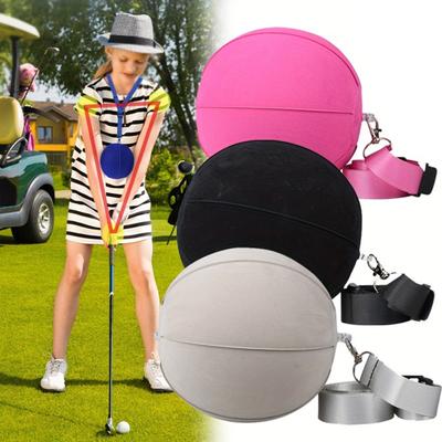 Golf Grip Trainer for Improve Swing Skills Golf Wrist Training Aid PVC Fabric