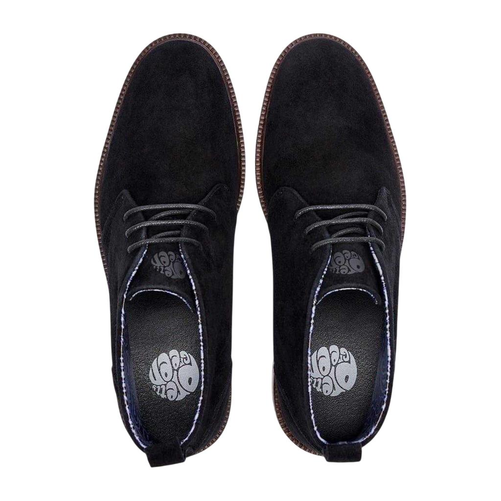 Pretty Green Mens Suede Flat Chukka Boots