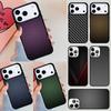 Carbon Fibre Effect Pattern Phone Case For Apple iPhone 17 Air 16E 15 14 Plus 13 12 11 Pro Max Mini Funda Cover