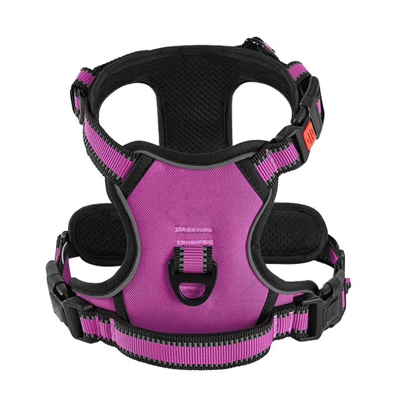 Haustier Brustgurt Hunde Zugleine Brust Rücken Nylon Reflektierendes Gurtband Atmungsaktiv Verstellbarer Hunde Gurt Zubehör